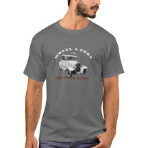 1930 Model A. White Vintage Car. Hotrod. 1930.