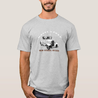 1930 Model A. White Vintage Car. Hotrod 1930. T-Shirt
