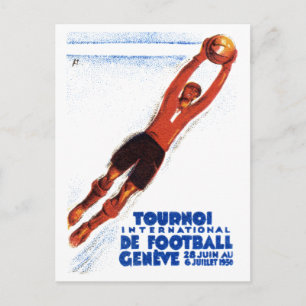 1930 Soccer Tournament Postcard