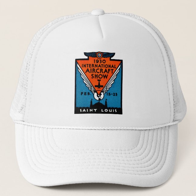 1930 St. Louis Air Show Trucker Hat (Front)