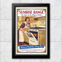 1930 Vintage Sunrise Range Oven Advertising