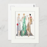 1930 Vintage Women in Evening Gowns 