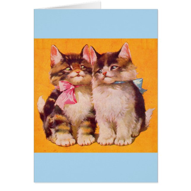 1930s adorable floofy kittens (Front)