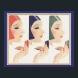 1930's Art Deco Compact Ad 16 x 20 Poster<br><div class="desc">Nice,  vintage,  deco compact advertisement- 16 x 20</div>