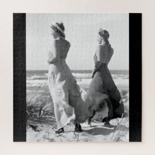 1930s Beach Pyjamas Photo Jigsaw Puzzle