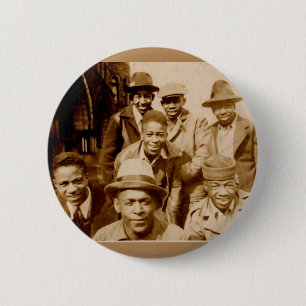 1930s boyz from the hood RPPC 6 Cm Round Badge
