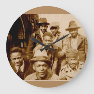 1930s boyz from the hood RPPC Large Clock