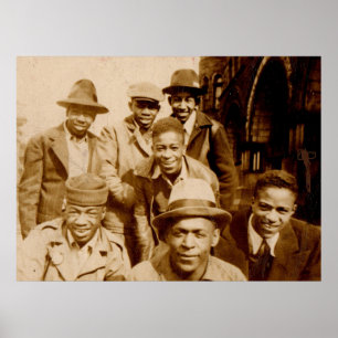1930s boyz from the hood RPPC Poster
