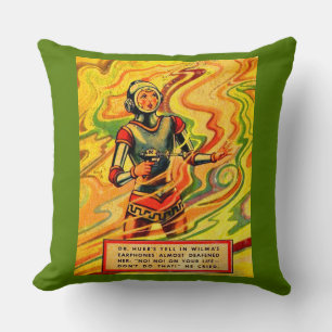 1930s Buck Rogers comic Wilma Deering Cushion