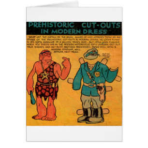 1930s comic strip paper doll Royal Guard of Moo