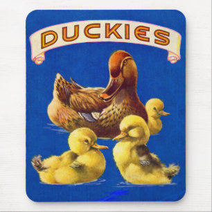 1930s Duckies Mouse Pad
