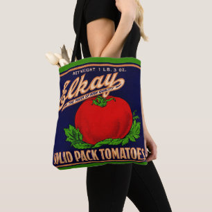 1930s Elkay Solid Pack Tomatoes can label Tote Bag