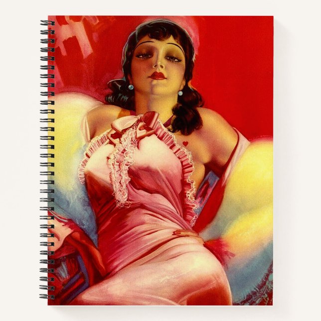 1930s hottie print notebook (Front)