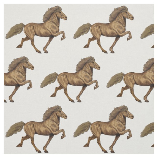 1930s Icelandic horse Fabric (Swatch)