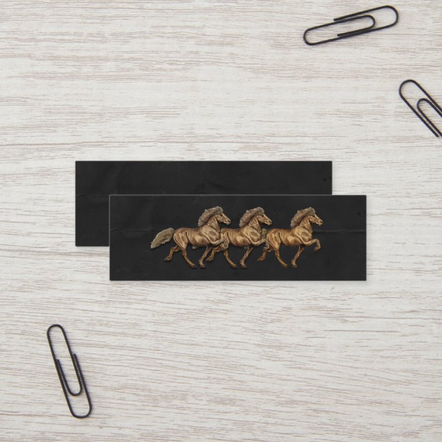 1930s Icelandic Horse Mini Business Card (Front/Back In Situ)