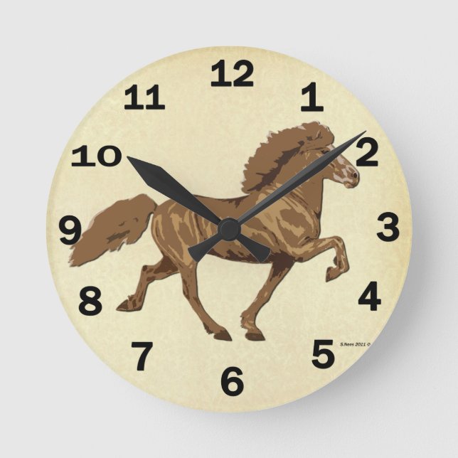 1930's Icelandic Round Clock (Front)