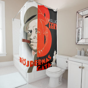 1930's Movie Shower Curtain