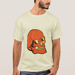 1930s Orange Skull T-Shirt
