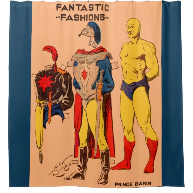 1930s Prince Barin from Flash Gordon Shower Curtain (Front)