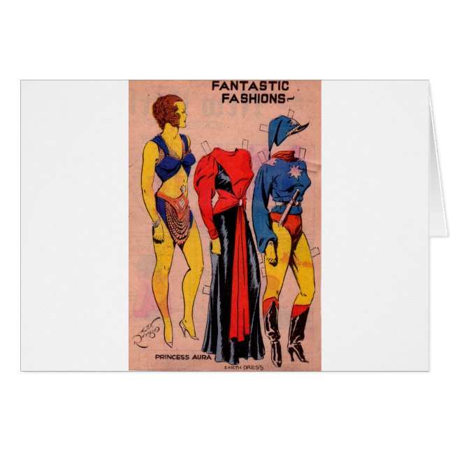 1930s Princess Aura paper dolls Flash Gordon (Front Horizontal)