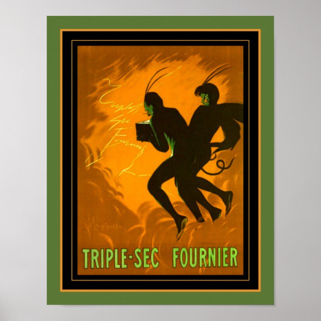1930's Triple-Sec Fournier Poster (Front)