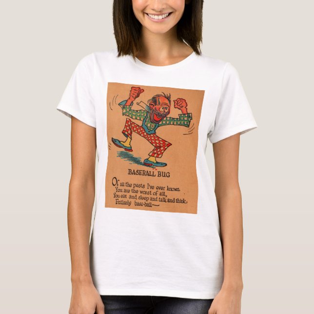 1930s vinegar valentine: the Baseball Bug T-Shirt (Front)