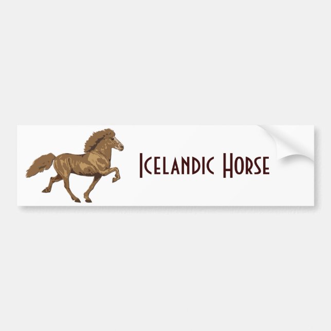 1930's Vintage Icelandic Bumper Sticker (Front)