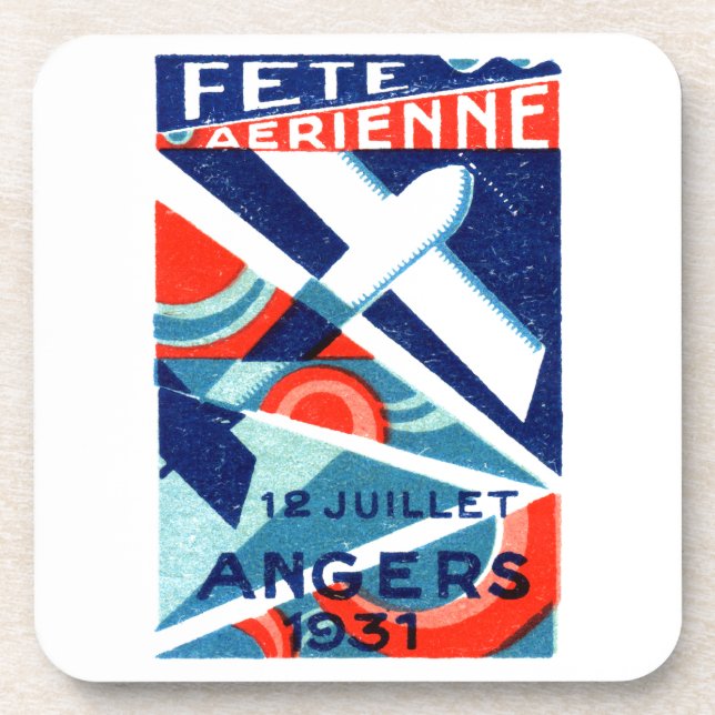 1931 French International Air Show Coaster (Front)