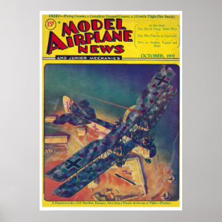 1931 MODEL AIRPLANE NEWS MAGAZINE POSTER