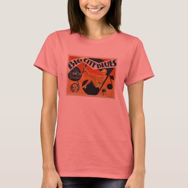 1932 Joan Blondell colour movie poster T-Shirt (Front)
