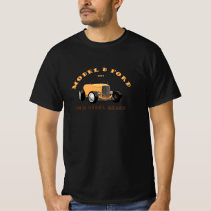 1932 Model B Hotrod. Orange Hotrod. Yellow 32. T-Shirt