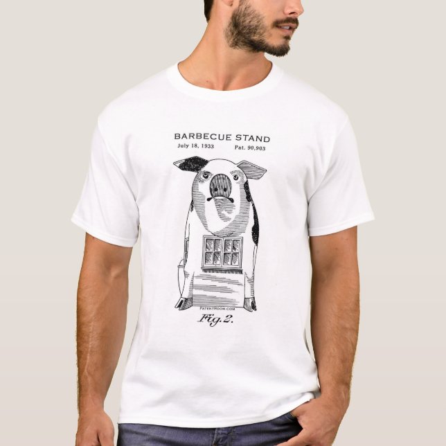 1933 Barbecue Stand T-Shirt (Front)