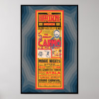 1933 BROADSIDE ADVERTISING MAGICIAN ETC