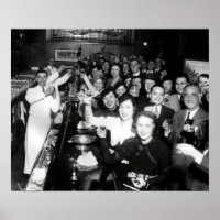 1933 CELEBRATING END of PROHIBITION