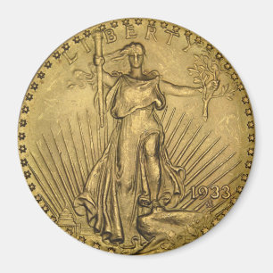 1933 Double Eagle Gold Coin Magnet