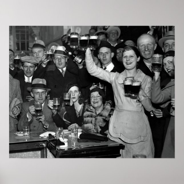 1933 END of PROHIBITION CELEBRATION - CHICAGO Poster (Front)