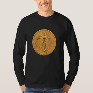 1933 Gold Double Eagle Rare Coin $20 Vintage G T-Shirt
