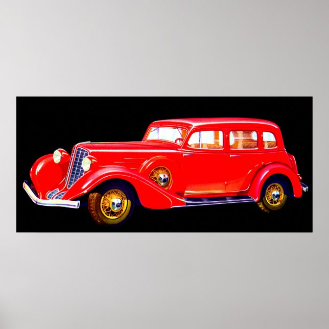 1934 Auburn Poster (Front)