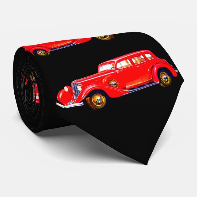 1934 Auburn print  Tie (Rolled)