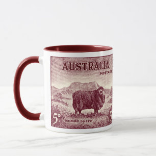1934 Australian Merino Sheep Mug