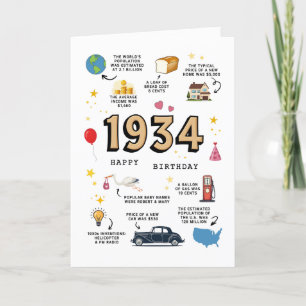 1934 Birthday Card For Dad or Mum