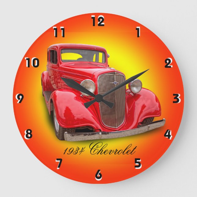 1934 CHEVROLET LARGE CLOCK (Front)