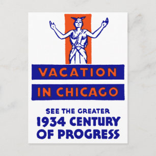 1934 Chicago Century of Progress Postcard