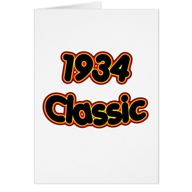 1934 Classic (Front)