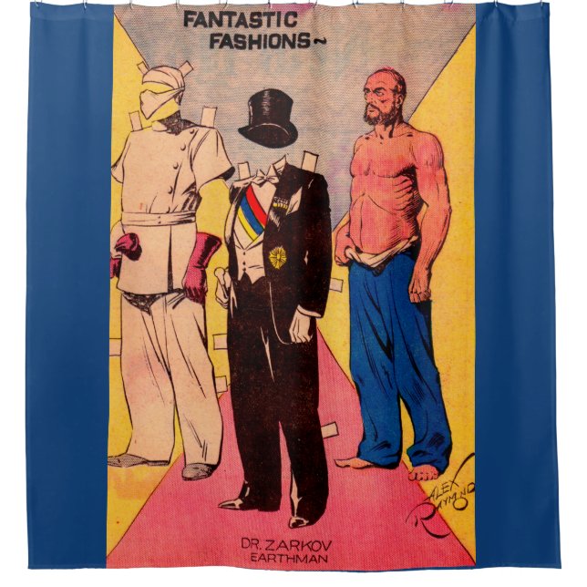 1934 Dr. Zarkov from Flash Gordon Shower Curtain (Front)