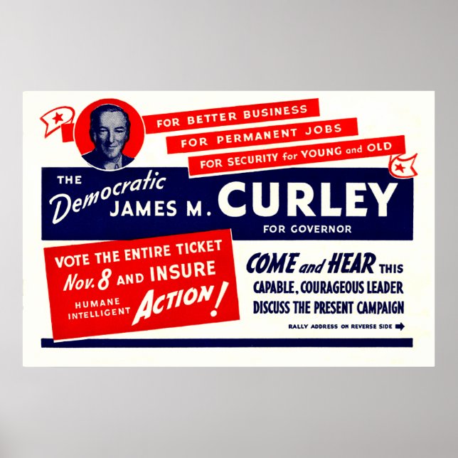 1934 James Michael Curley Poster (Front)