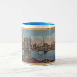 1934 NY Brooklyn Bridge Mug