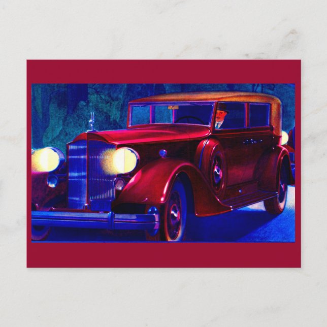 1934 Packard automobile Postcard (Front)