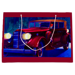 1934 Packard automobile print Large Gift Bag