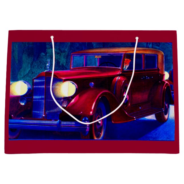 1934 Packard automobile print Large Gift Bag (Front)
